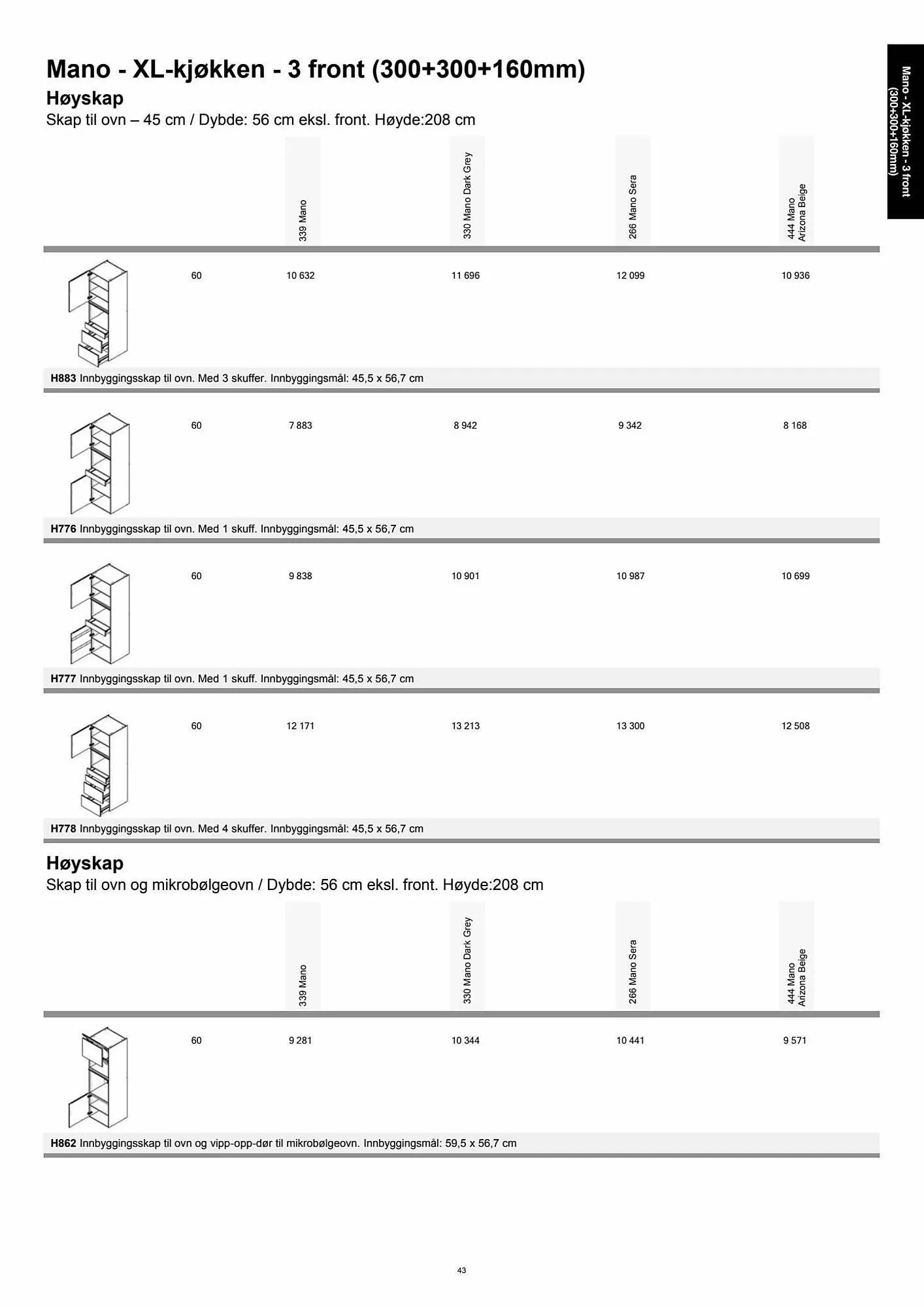 Kvik Kjøkken Kundeavis fra 11. september til 11. oktober 2023 - kundeavisside 43