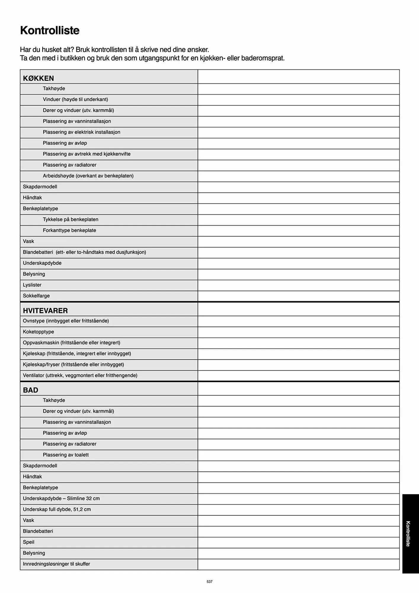 Kvik Kjøkken Kundeavis fra 11. september til 11. oktober 2023 - kundeavisside 537