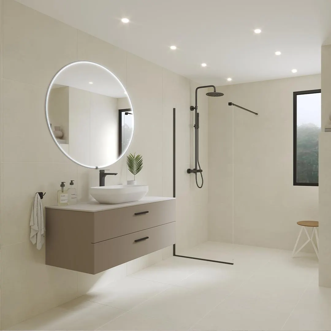 Malin baderomsmøbel 100 cm, benkeplate og Decus servant fra Alternabad