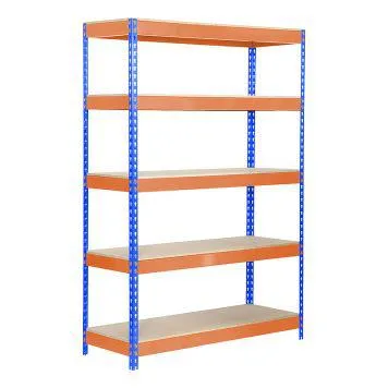 LAGERHYLLE SIMONRACK BRICOFORTE 200X120X60CM BLÅ/ORANSJE