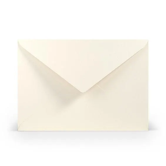 Konvolutt C5 5 stk. ivory