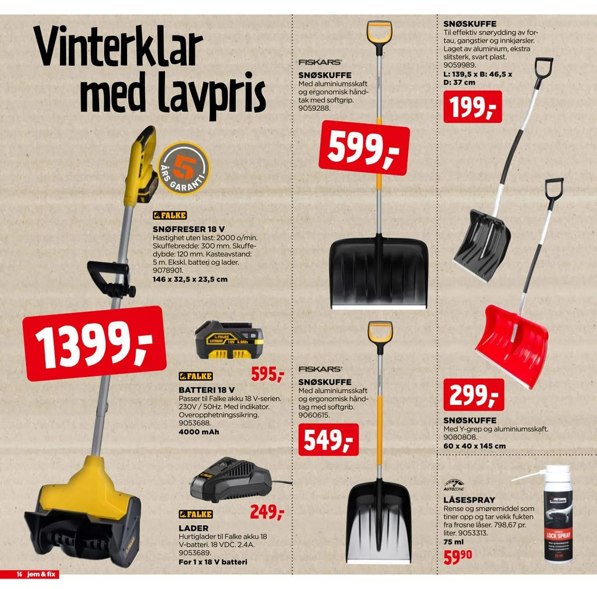 Jem & fix kundeavis fra 25. januar til 8. februar 2026 - kundeavisside 16