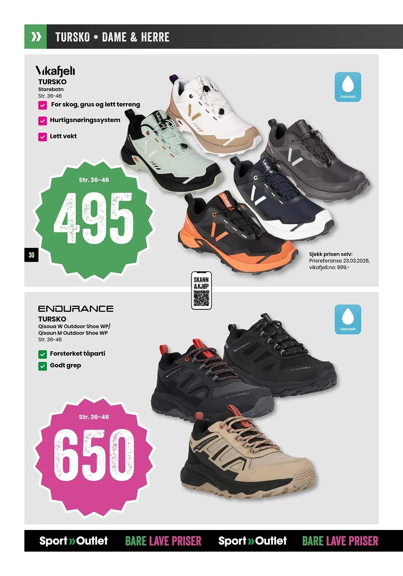 Sport Outlet kundeavis fra 14. april til 4. mai 2026 - kundeavisside 30