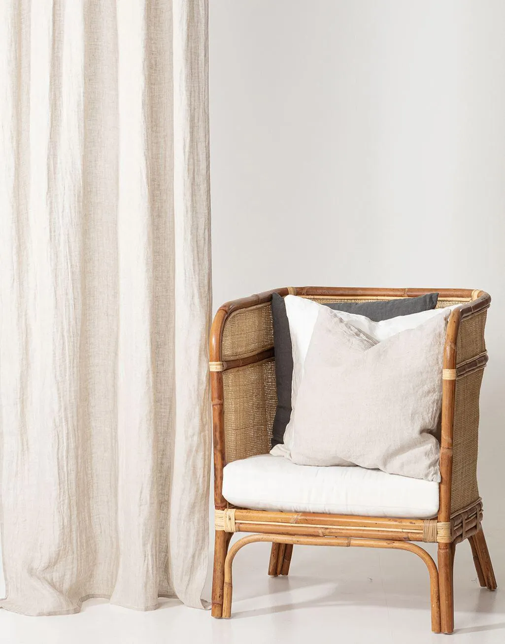 Linen curtain