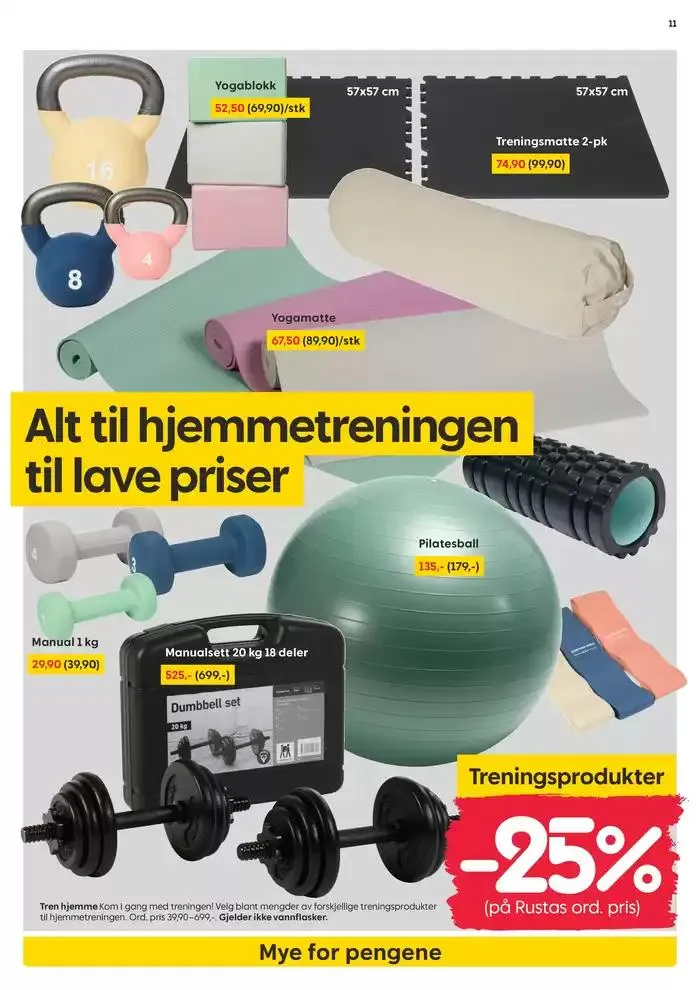 Rusta Kundeavis fra 27. januar til 10. februar 2025 - kundeavisside 11