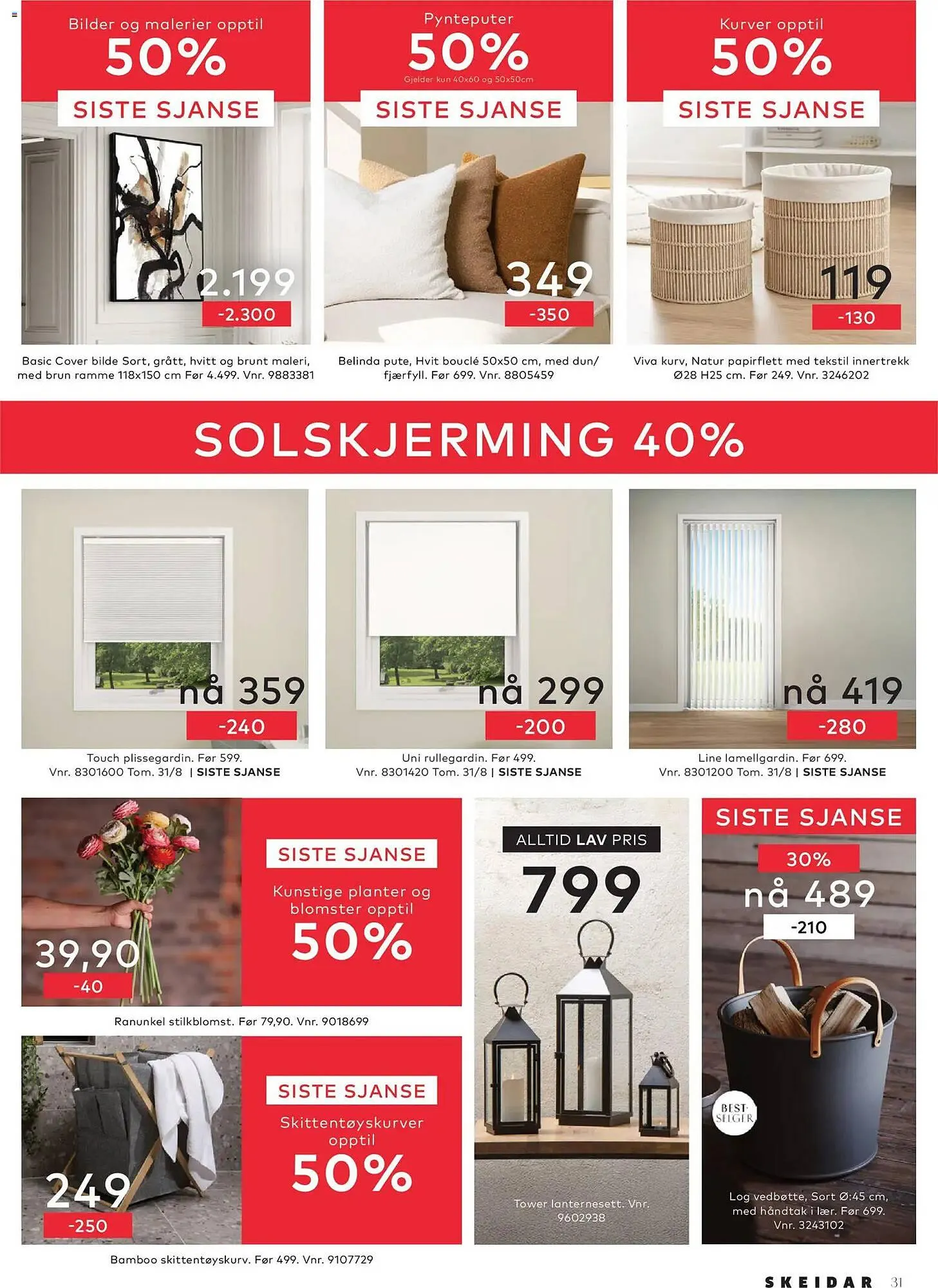 Skeidar kundeavis fra 7. april til 15. april 2026 - kundeavisside 31