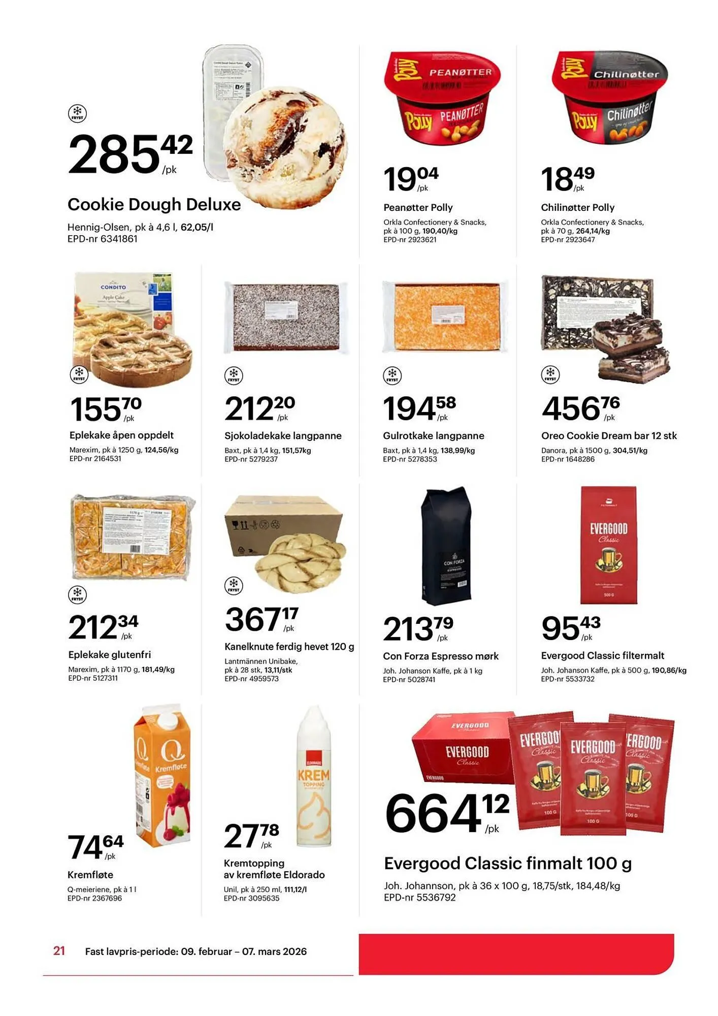 Storcash kundeavis fra 9. februar til 7. mars 2026 - kundeavisside 21