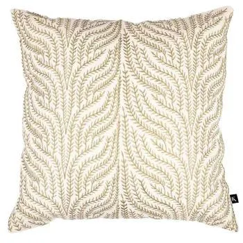 Putetrekk Gren brodert 48x48cm grønn