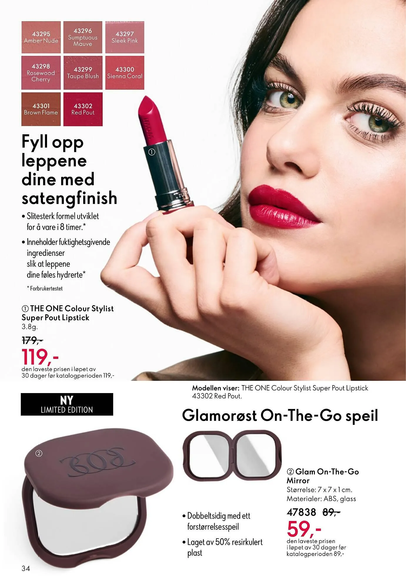 Oriflame katalog fra 29. oktober til 18. november 2025 - kundeavisside 34