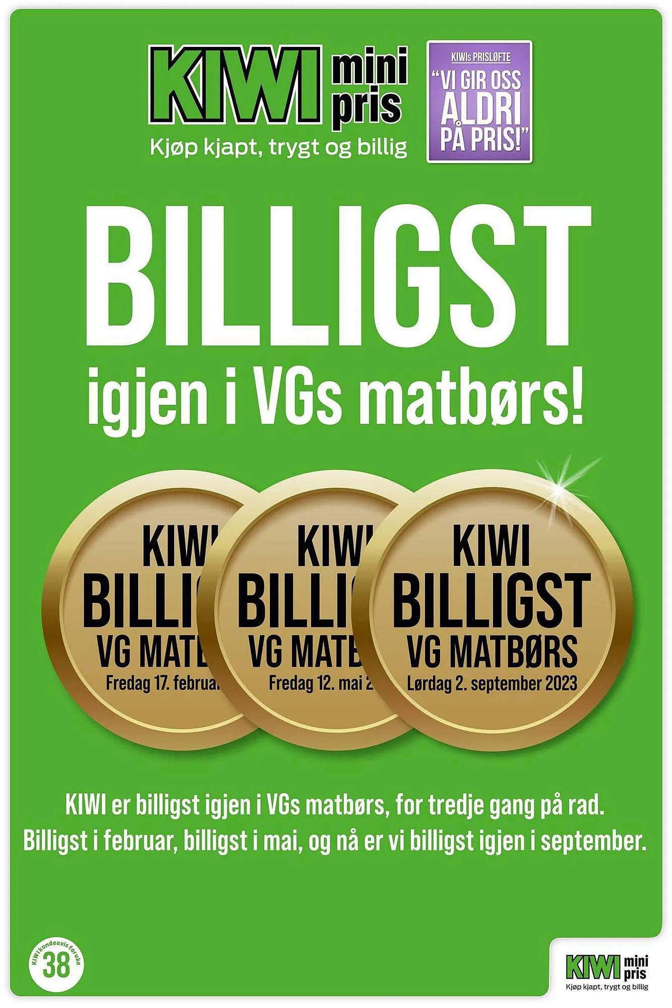 Kiwi Kundeavis fra 17. september til 24. september 2023 - kundeavisside 2