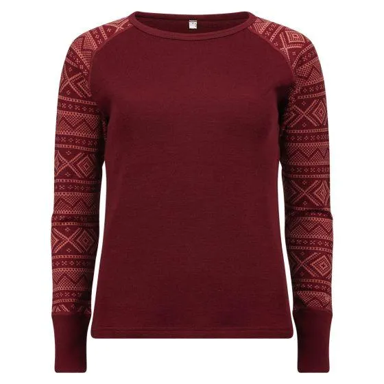 Topp med jacquardermer