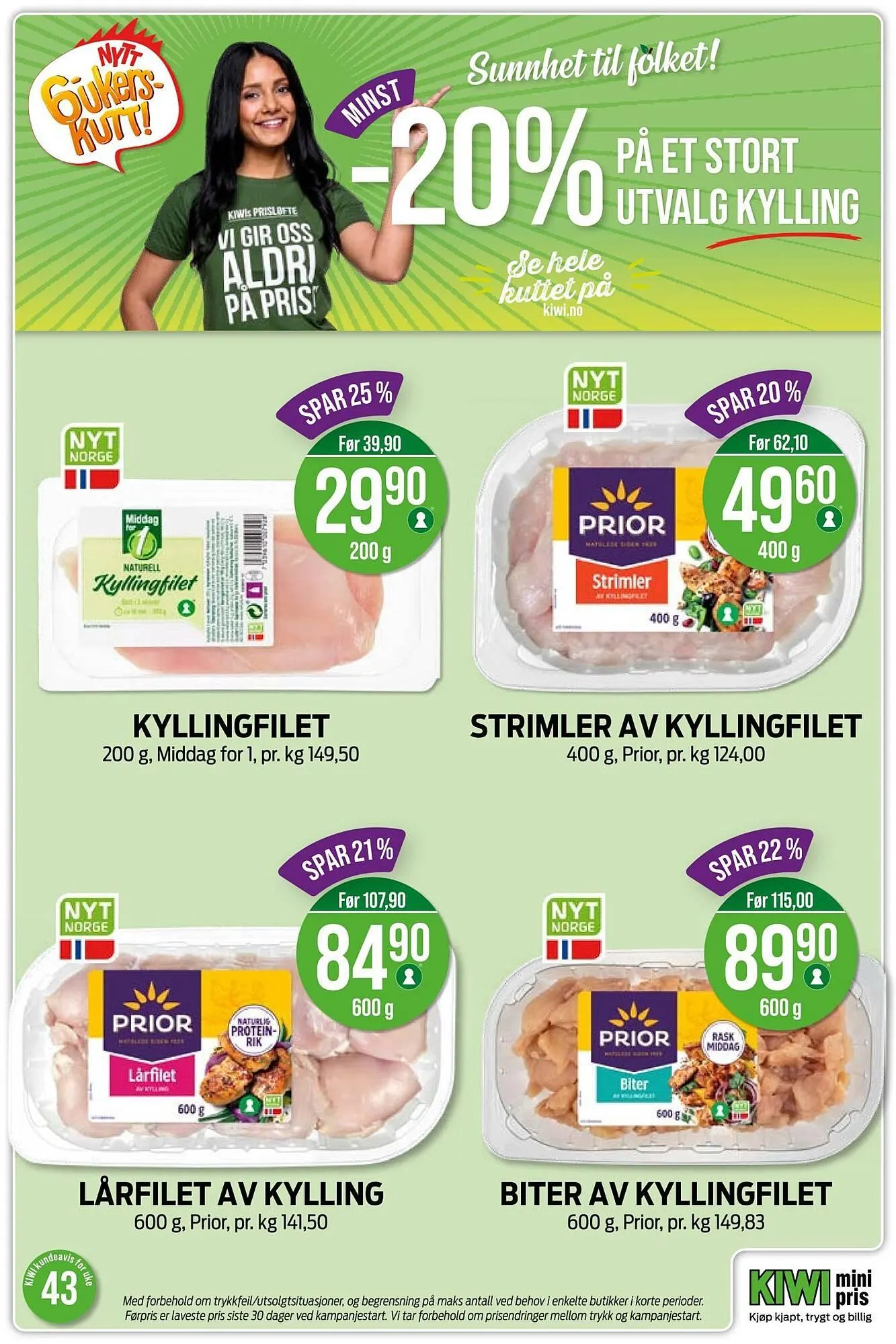 Kiwi kundeavis fra 20. oktober til 26. oktober 2025 - kundeavisside 7