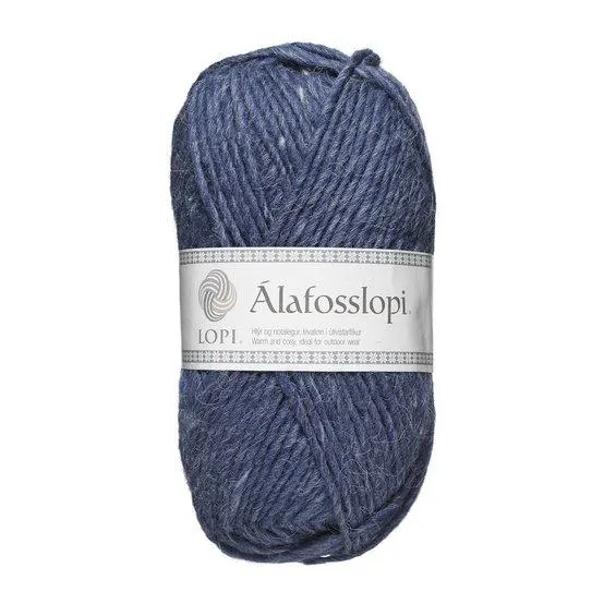 Garn Istex Alafosslopi 100 g mørk denim – 0010 Denim heather