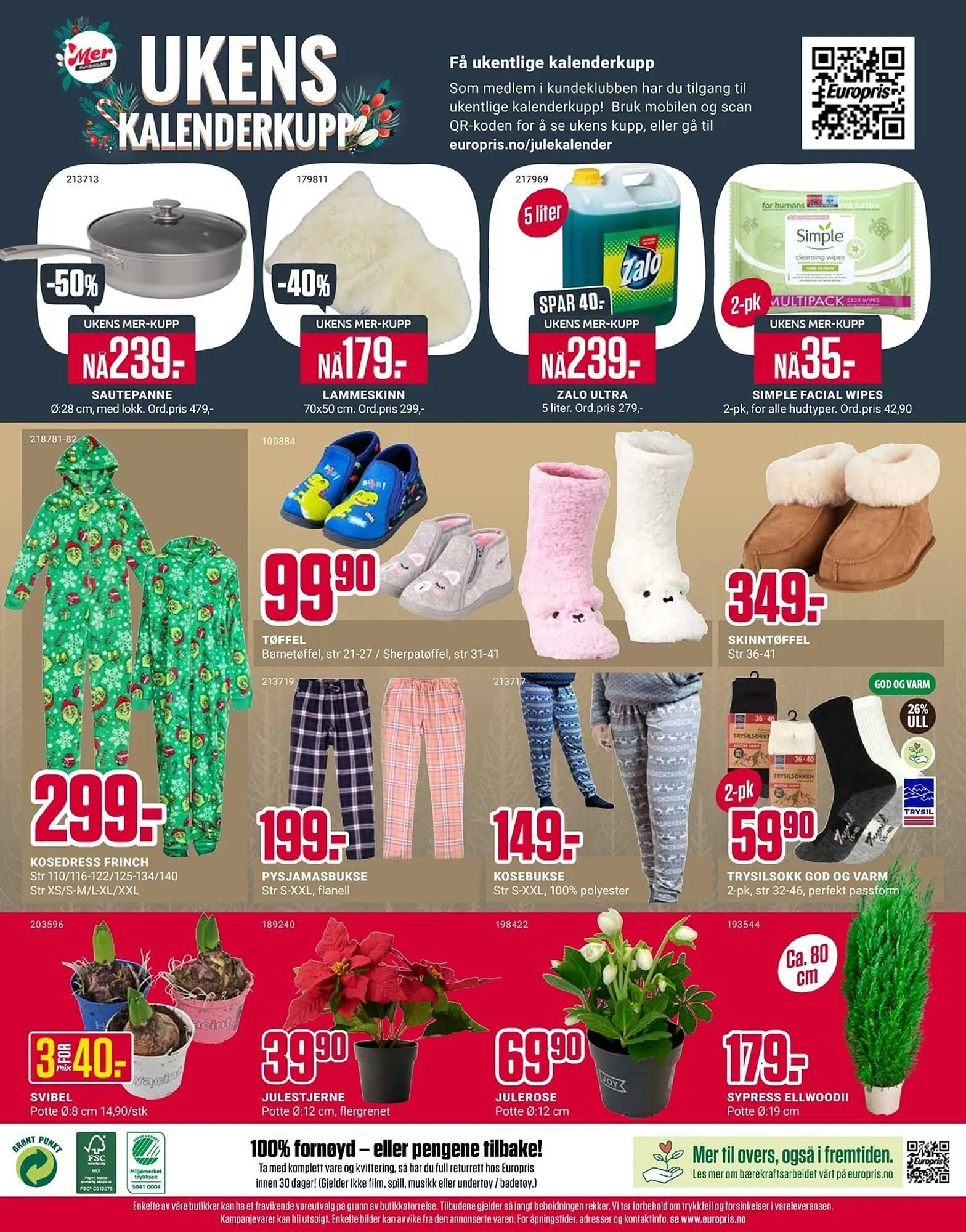 Europris kundeavis fra 1. desember til 7. desember 2025 - kundeavisside 12