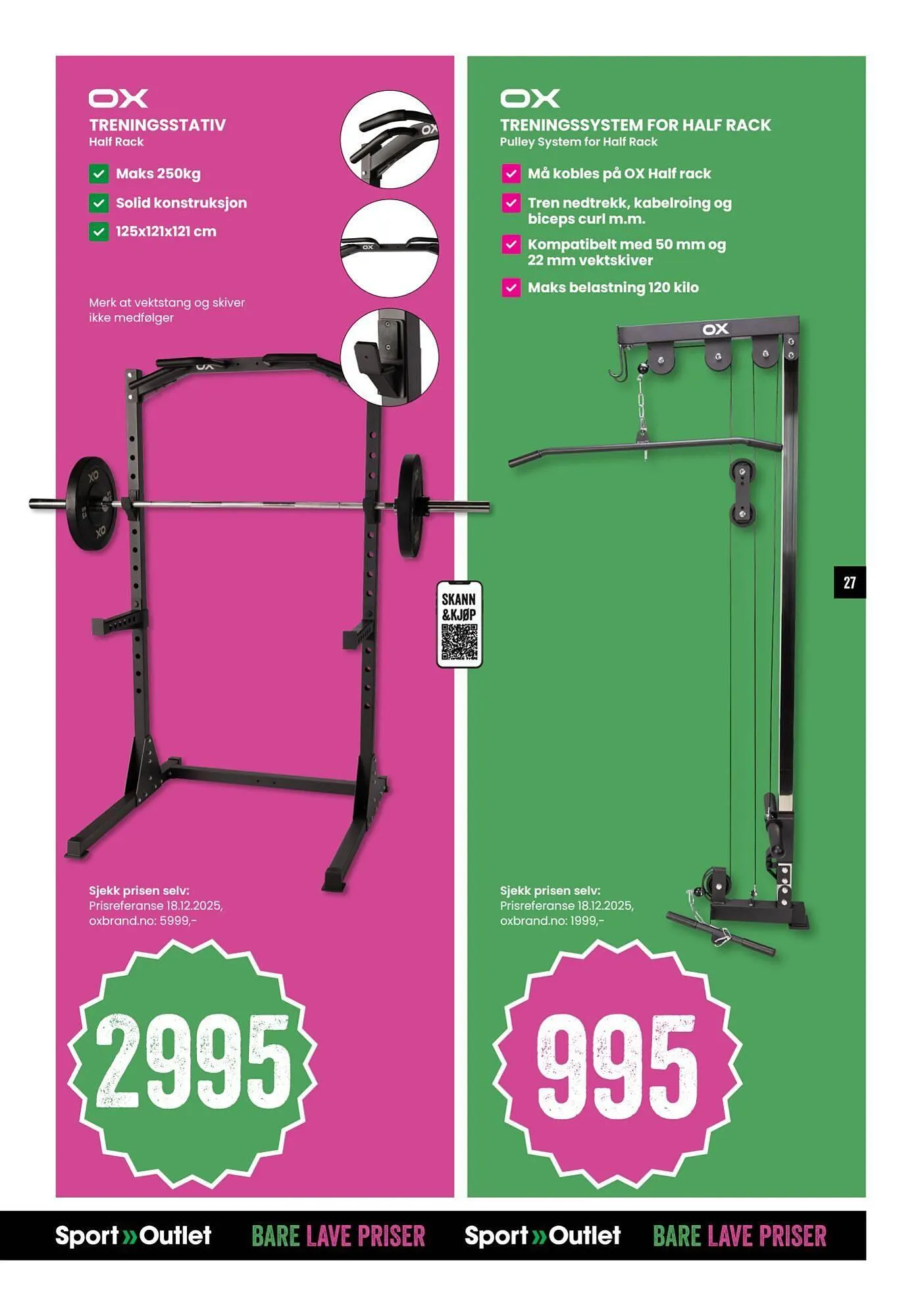 Sport Outlet kundeavis fra 14. januar til 2. februar 2026 - kundeavisside 27