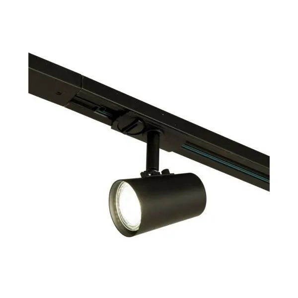 Scan Lamps Skinnesystem trackline cone svart med adapter for skinne