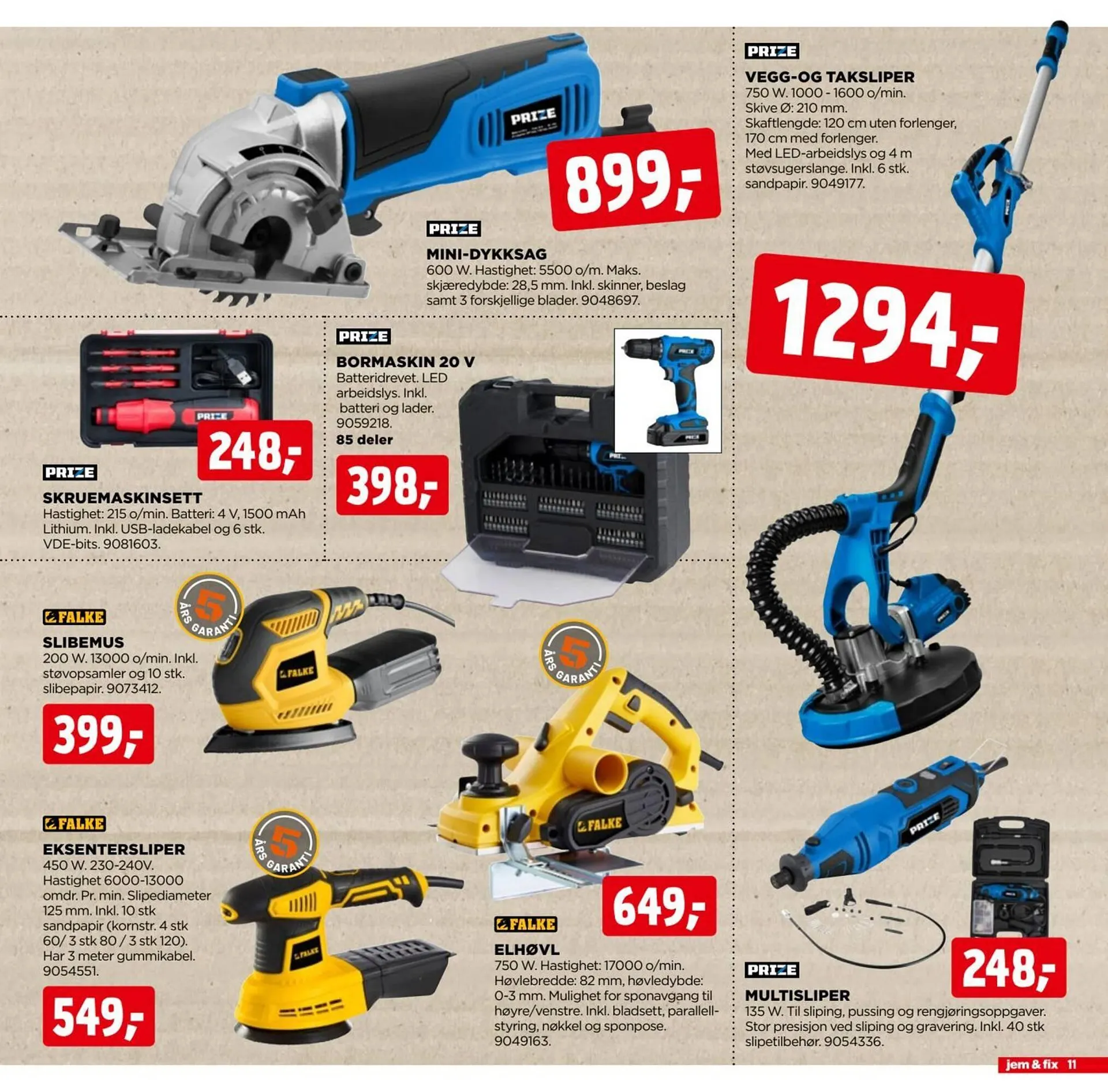 Jem & fix kundeavis fra 15. mars til 22. mars 2026 - kundeavisside 11