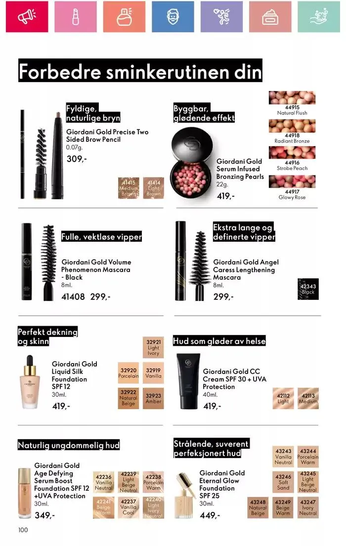 ORIFLAME Kundeavis fra 5. januar til 12. januar 2025 - kundeavisside 100