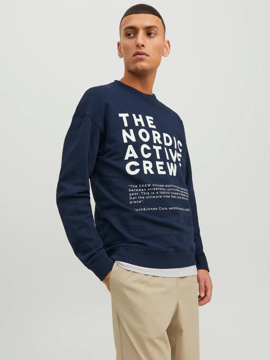 Trykket tekst Sweatshirt