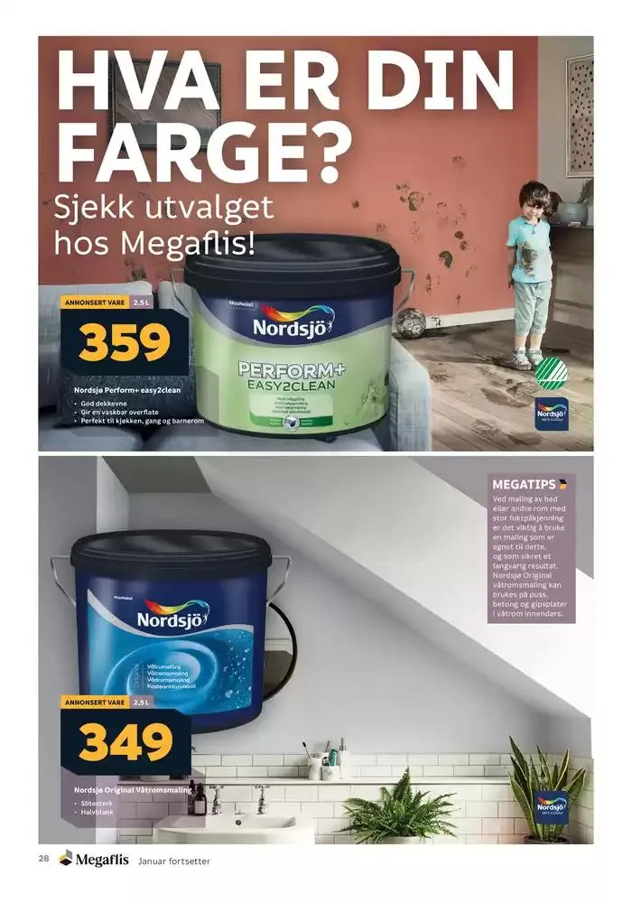 Megaflis Kundeavis fra 29. januar til 12. februar 2025 - kundeavisside 28