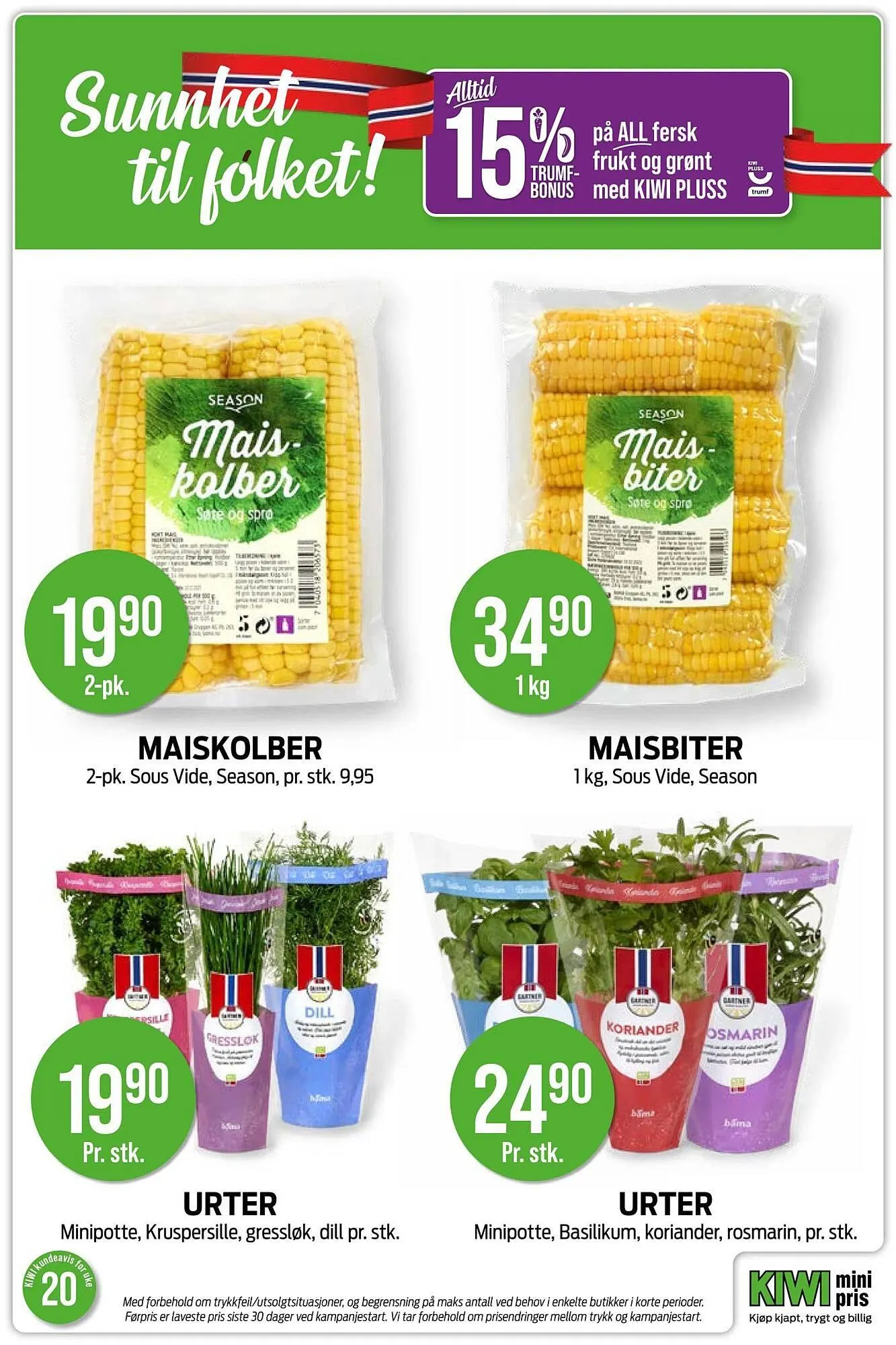 Kiwi kundeavis fra 11. mai til 18. mai 2026 - kundeavisside 12