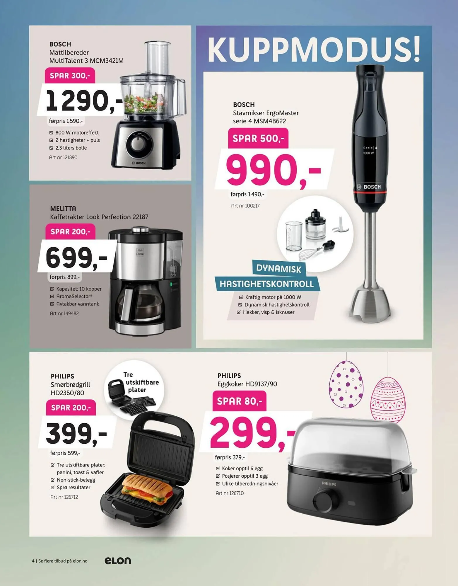 ELON kundeavis fra 23. mars til 12. april 2026 - kundeavisside 4