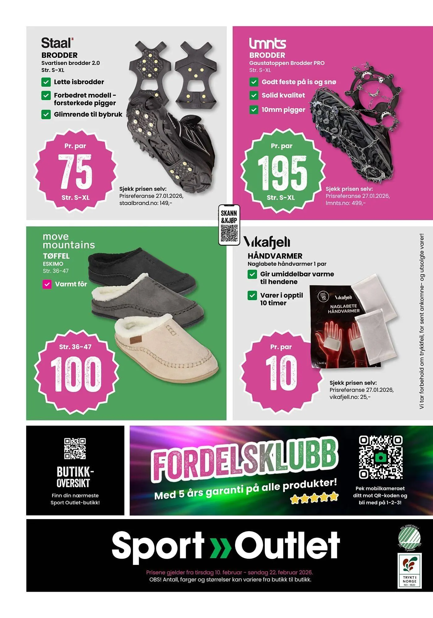 Sport Outlet kundeavis fra 10. februar til 23. februar 2026 - kundeavisside 40