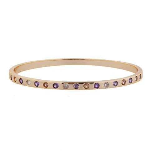 Viola bangle brace gold Brown Mix