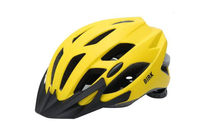 Birk Trust sykkelhjelm gul m/refleks