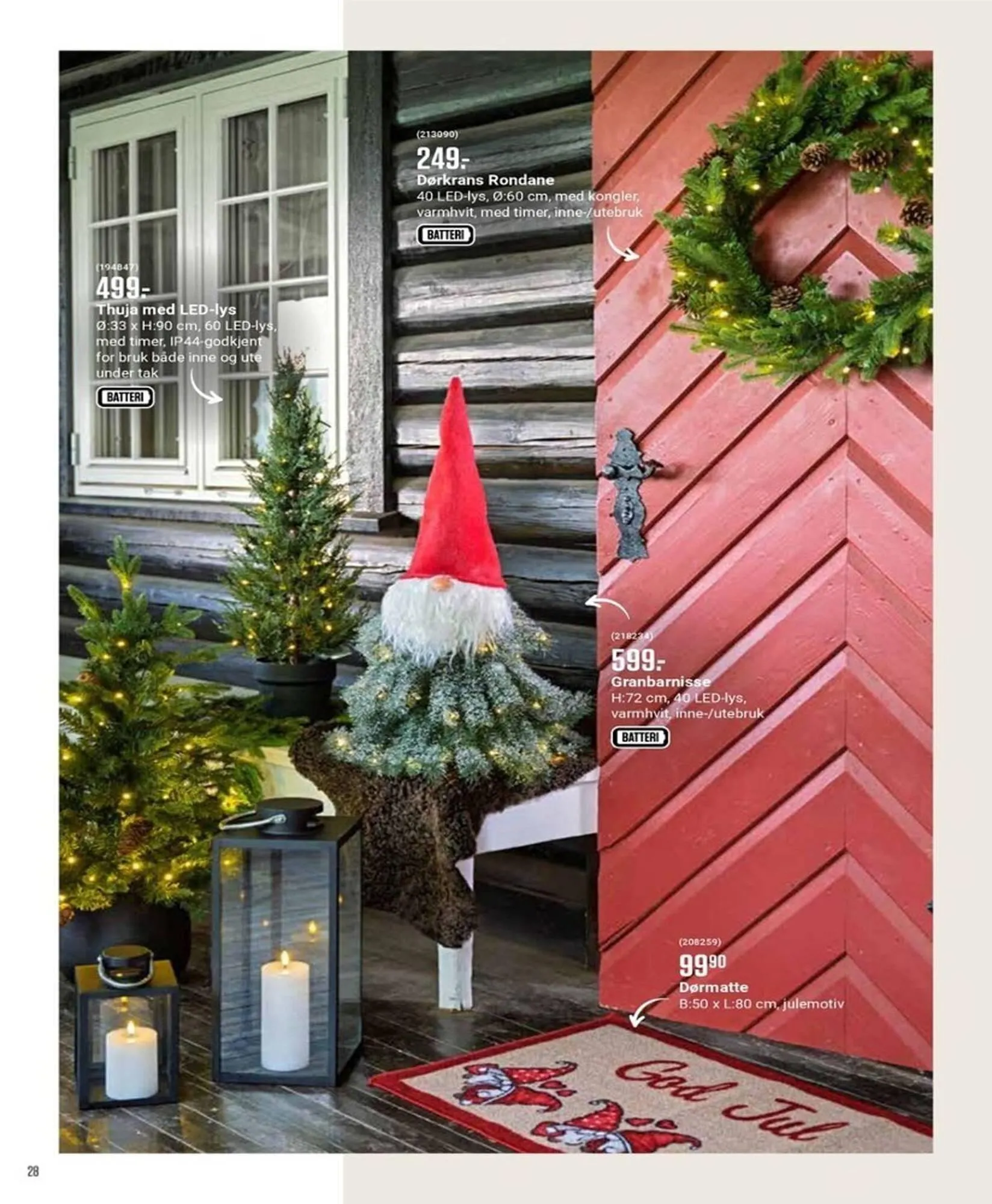 Europris kundeavis fra 29. oktober til 24. desember 2025 - kundeavisside 28