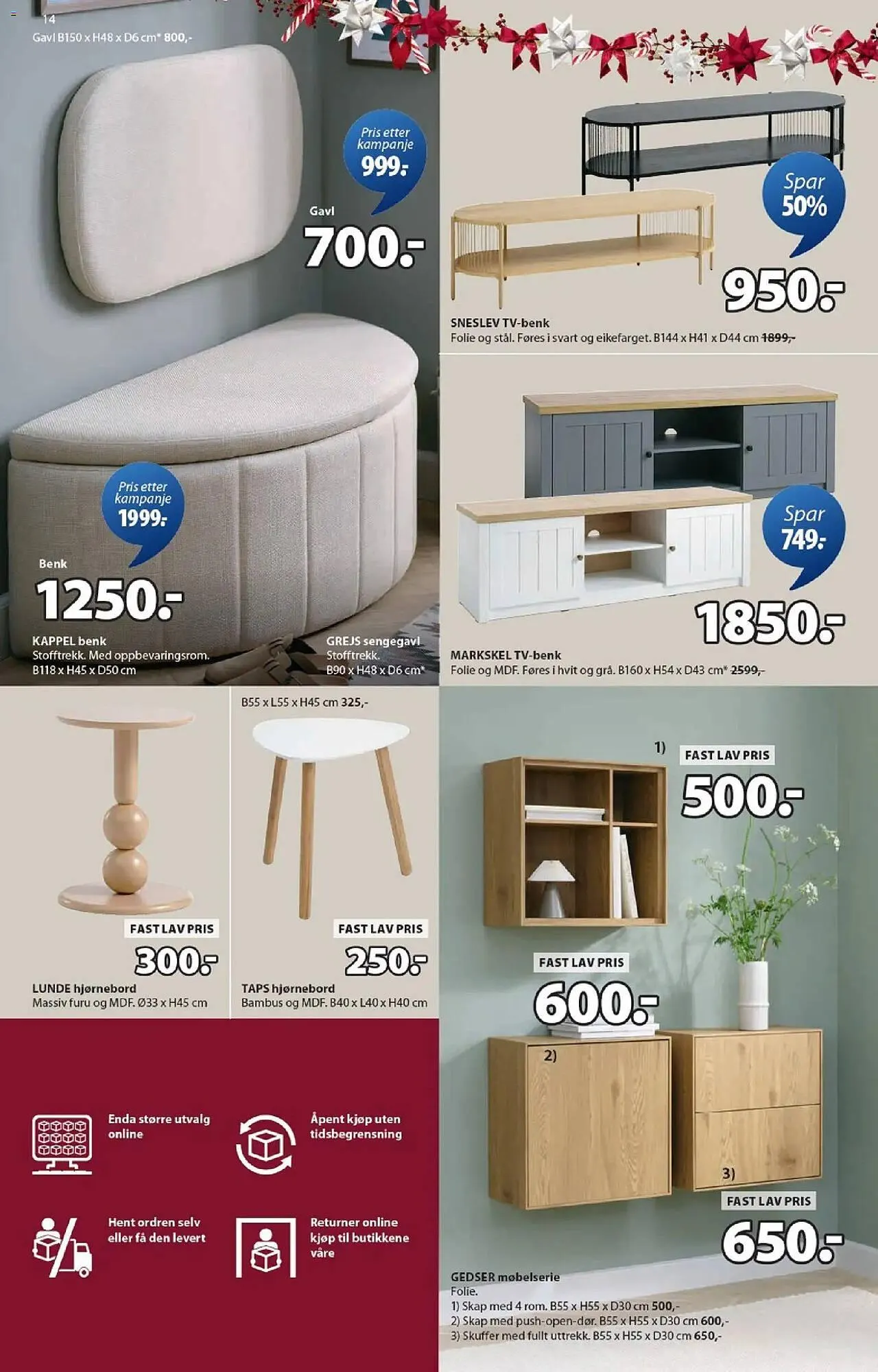 JYSK kundeavis fra 3. november til 15. november 2025 - kundeavisside 14