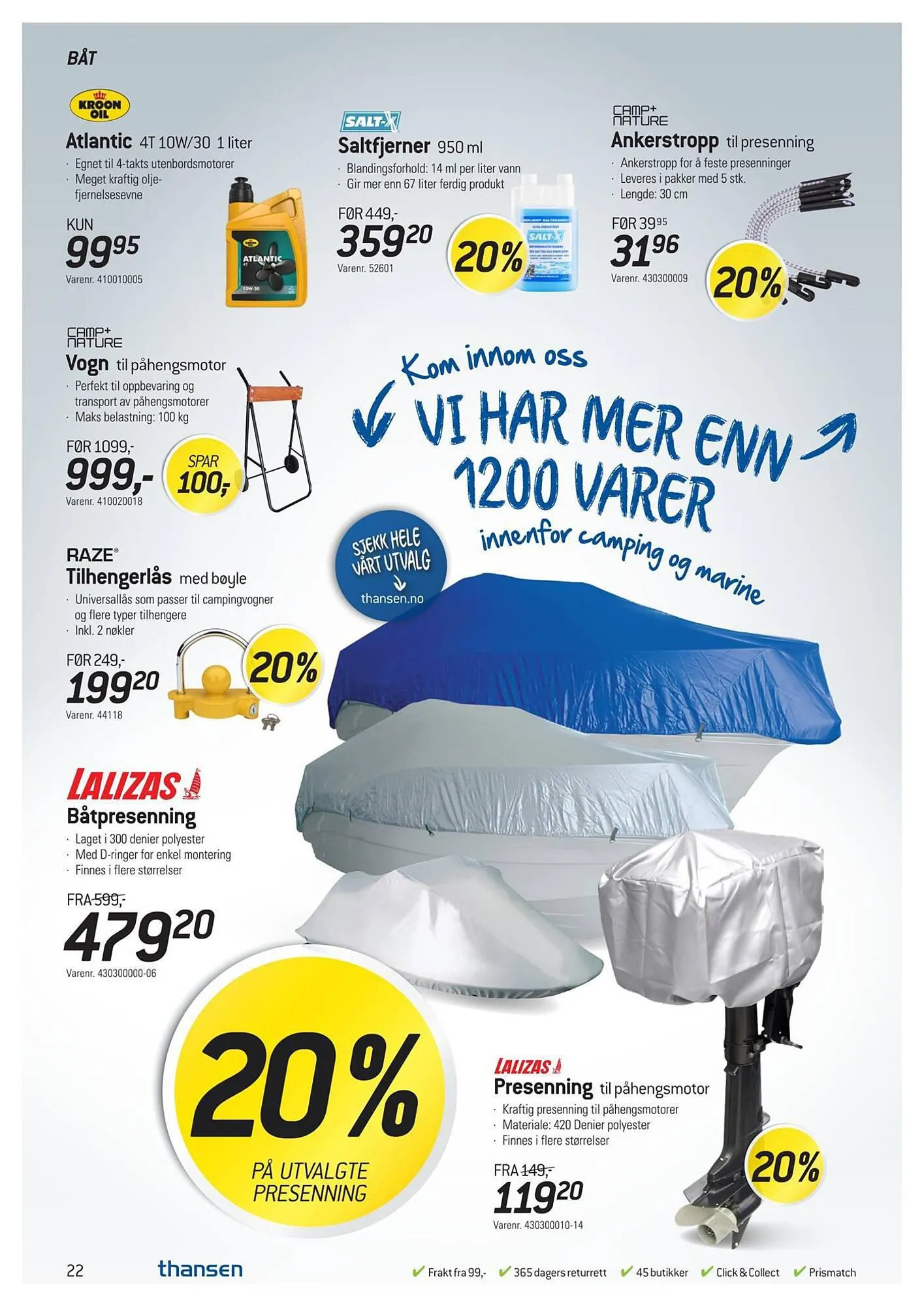 Thansen Kundeavis fra 29. august til 3. oktober 2023 - kundeavisside 22