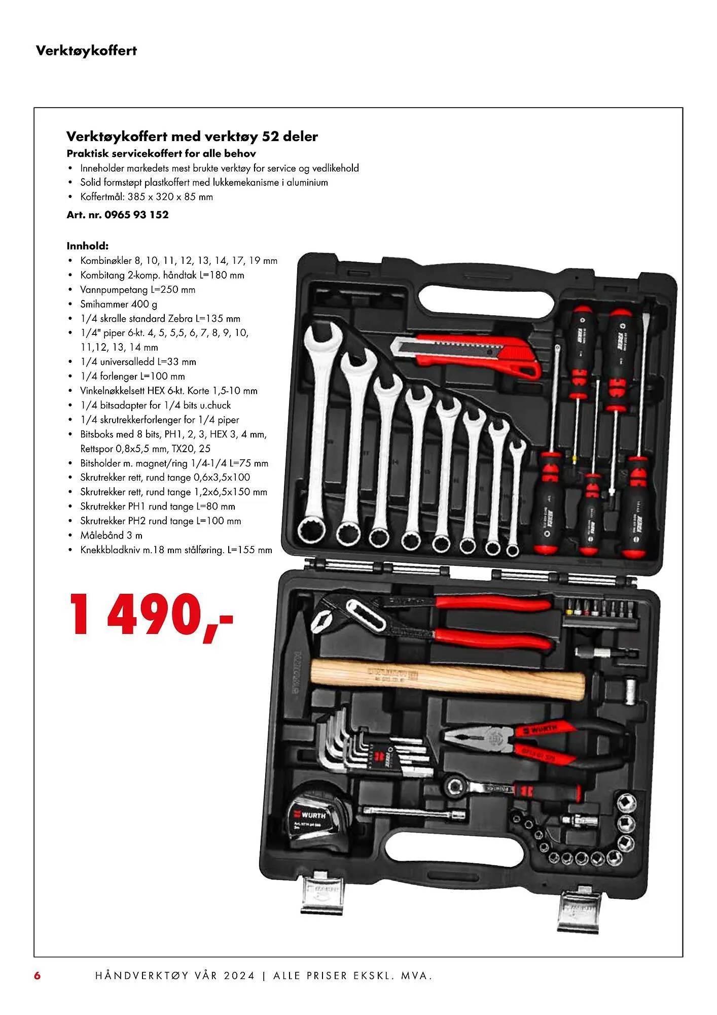 Würth Kundeavis fra 5. februar til 2. juni 2024 - kundeavisside 6