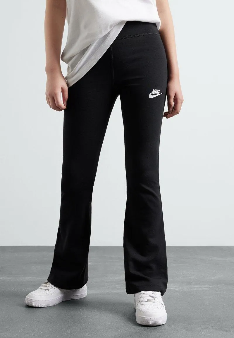 FLARE - Leggings - black/white