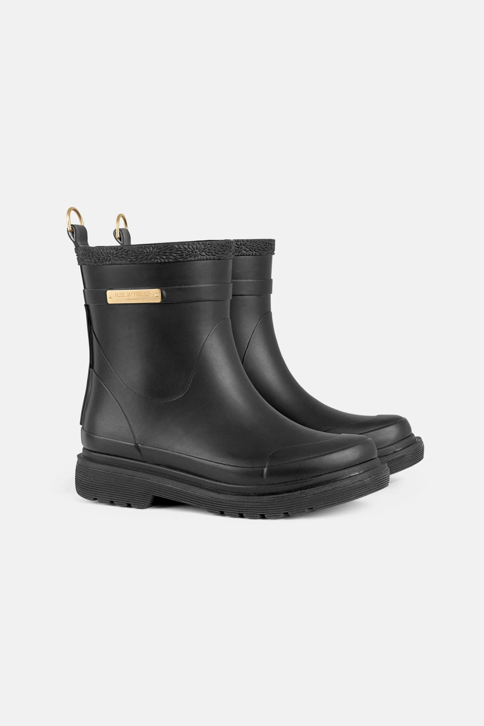 Short Rubber Boots - Black
