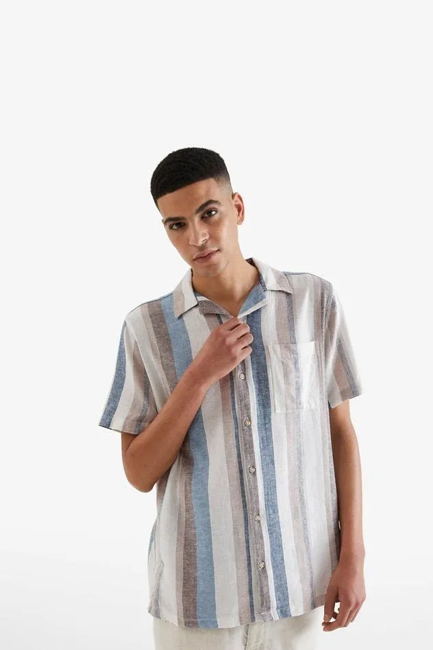 Skjorte i linblanding