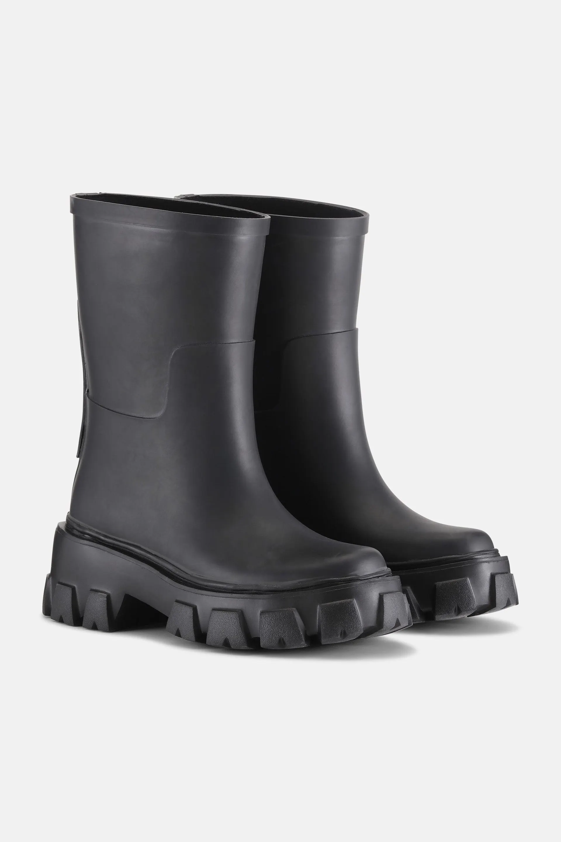 3/4 Rubber Boots - Black