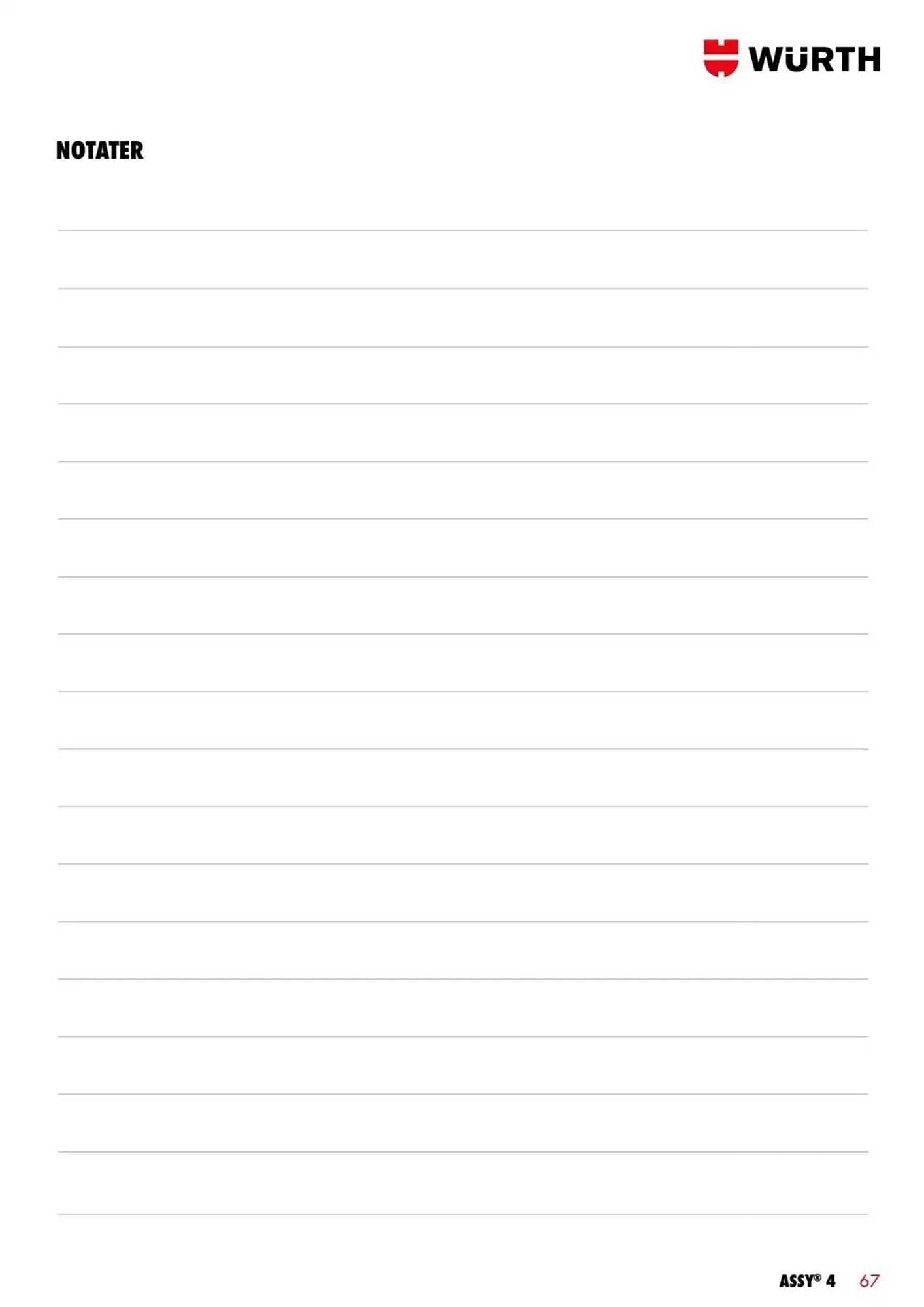 Würth Kundeavis fra 27. februar til 13. mars 2025 - kundeavisside 67