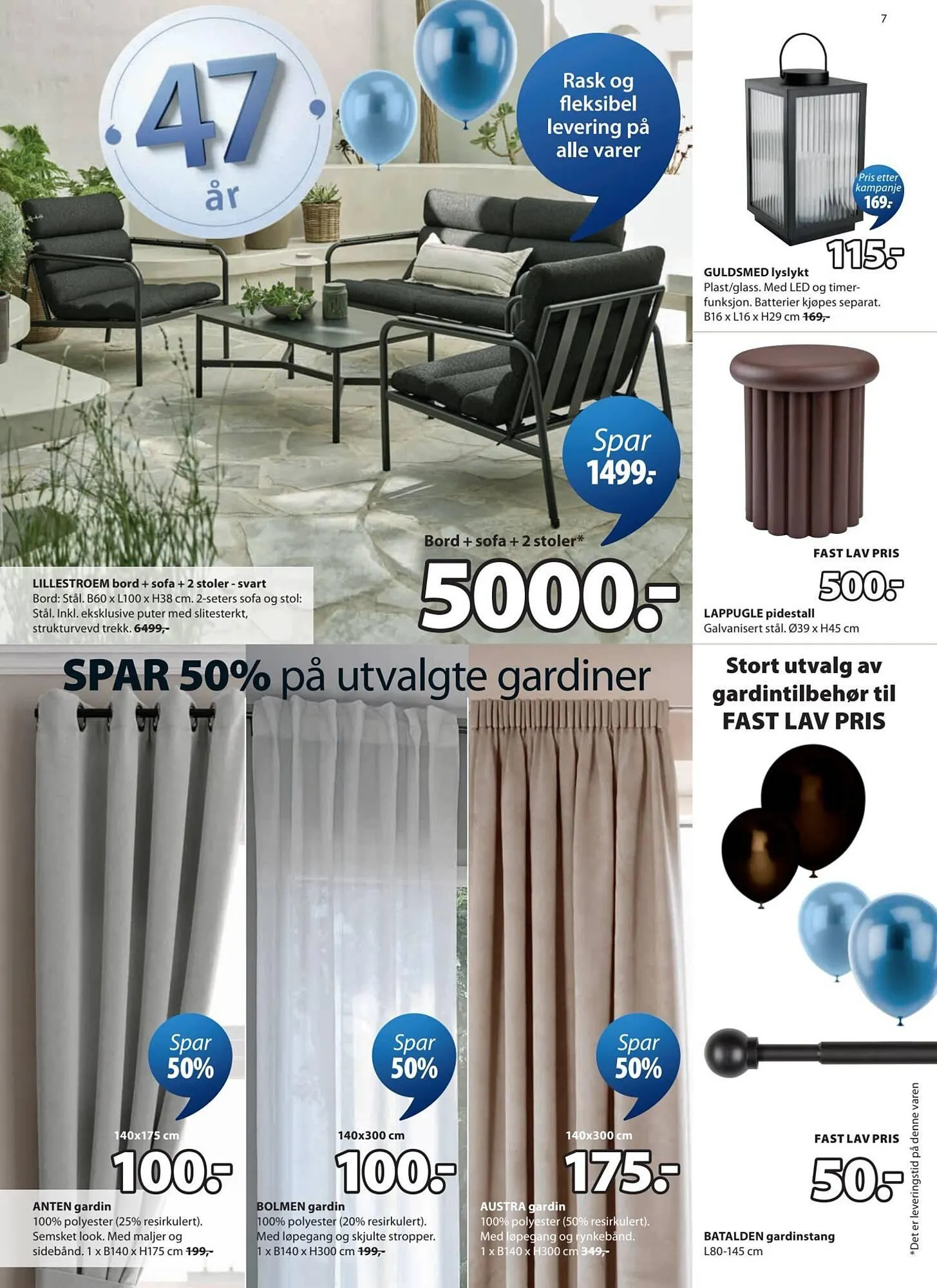 JYSK kundeavis fra 30. mars til 12. april 2026 - kundeavisside 7