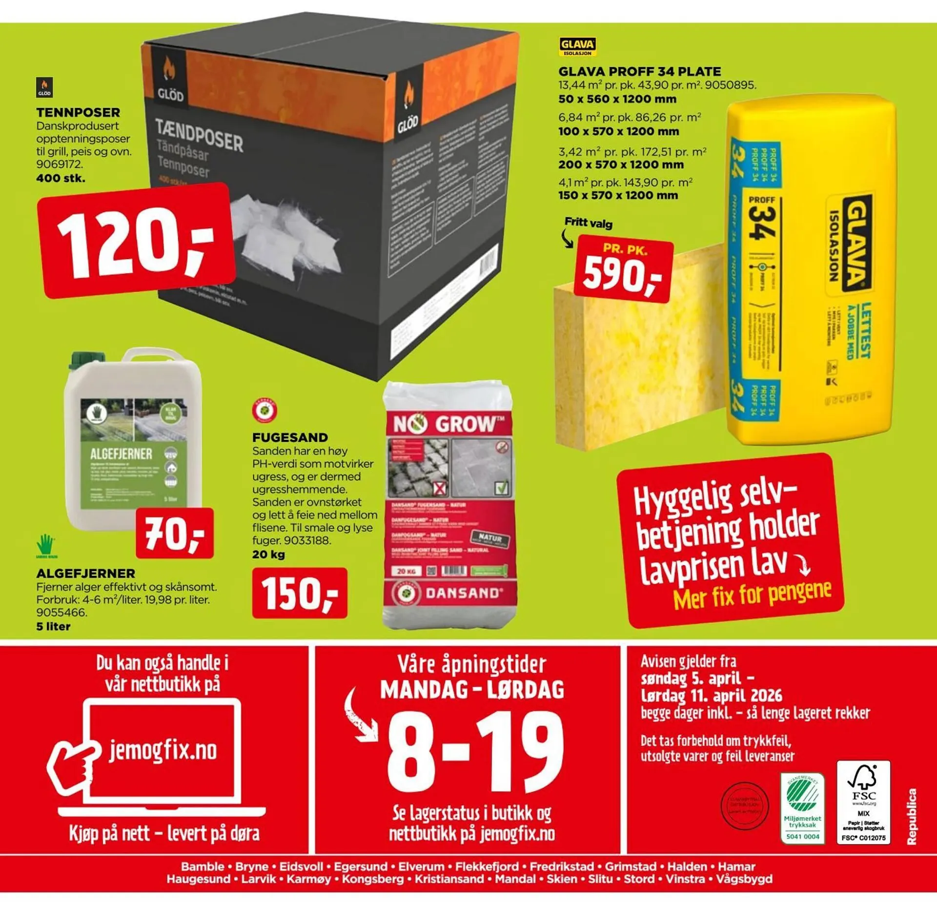 Jem & fix kundeavis fra 5. april til 12. april 2026 - kundeavisside 20