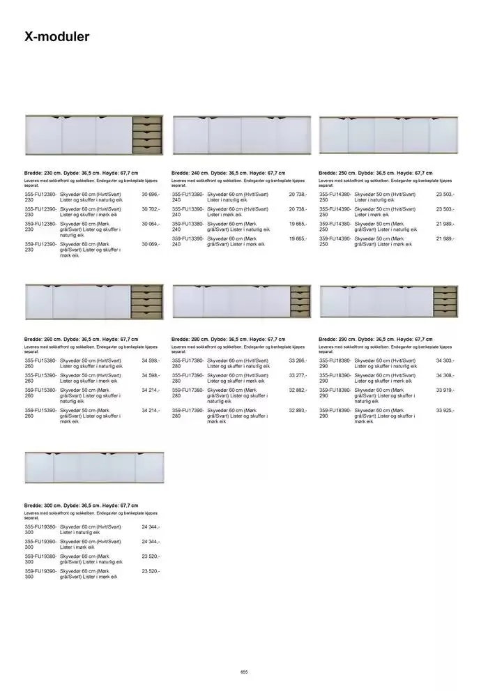 kvik kjøkken Prisliste. fra 1. januar til 31. desember 2025 - kundeavisside 655