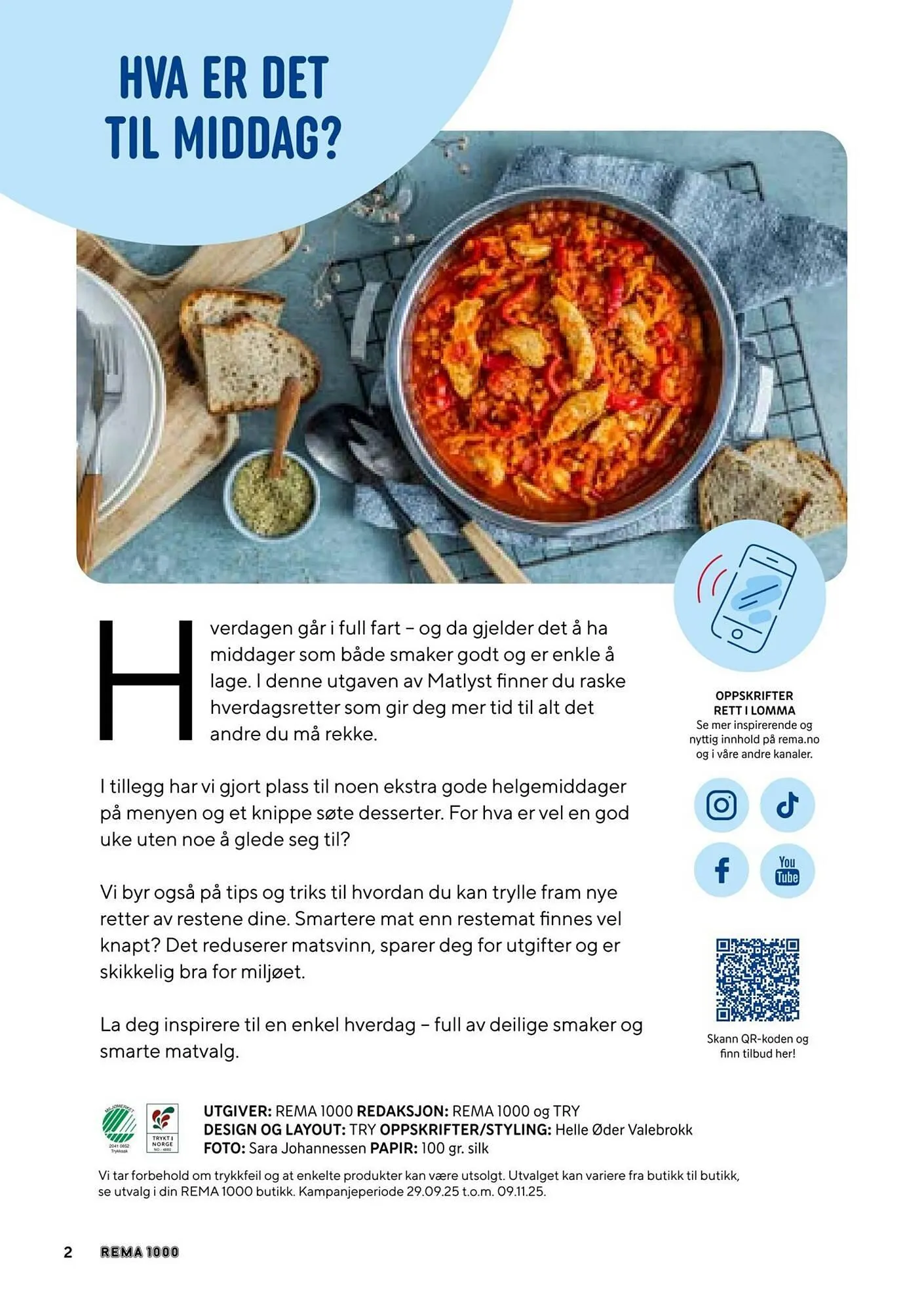 Rema 1000 fra 20. oktober til 25. oktober 2025 - kundeavisside 2