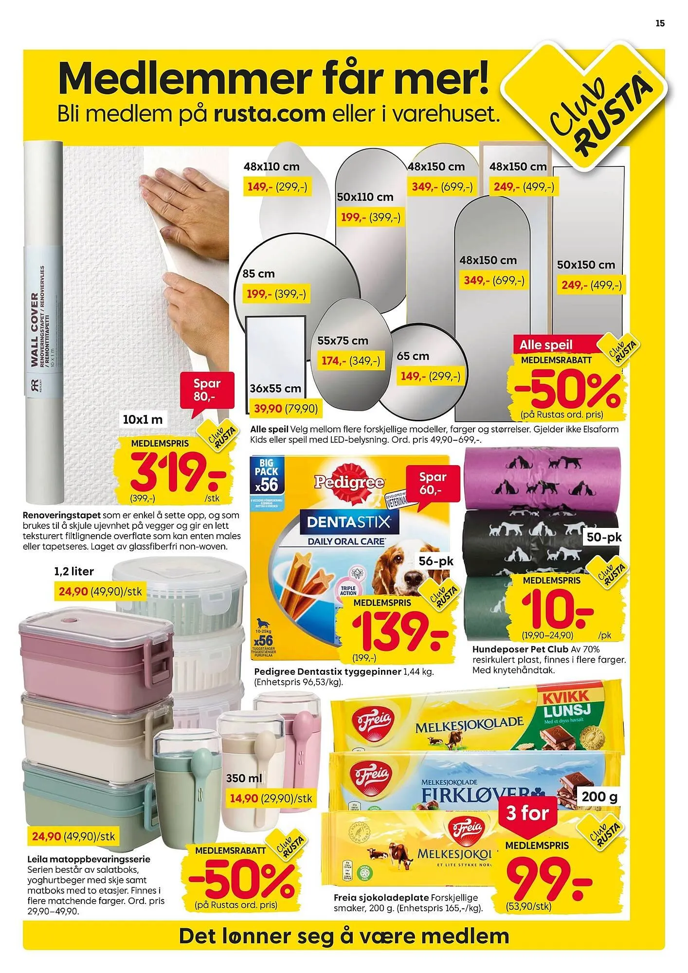 Rusta kundeavis fra 23. februar til 1. mars 2026 - kundeavisside 15