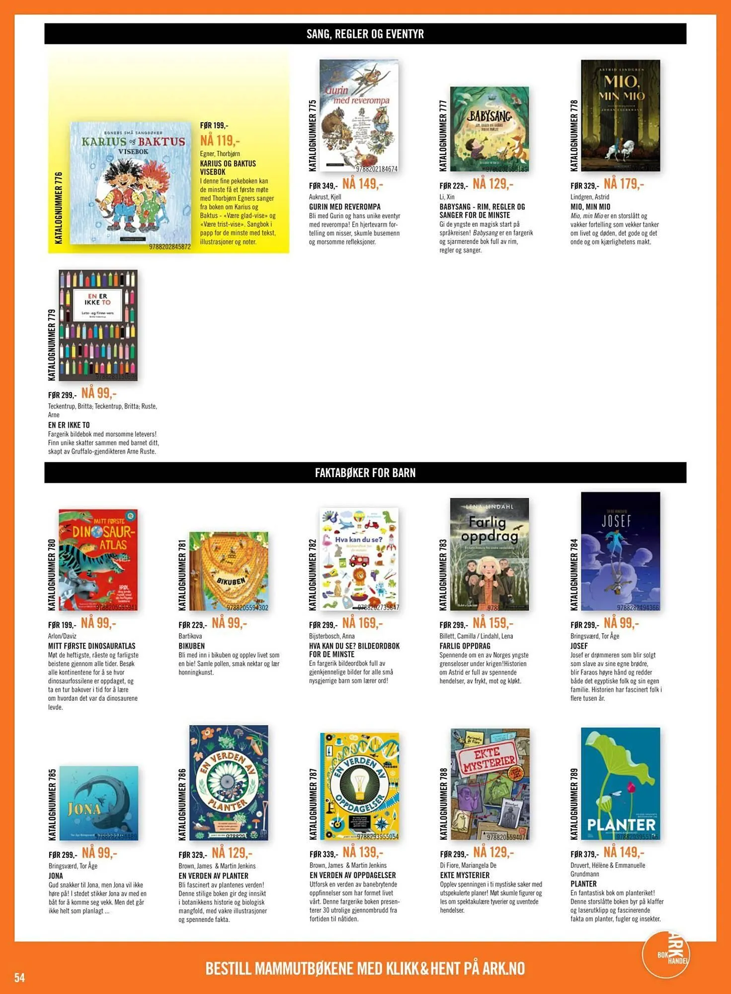 Ark Bokhandel kundeavis fra 16. februar til 9. mars 2026 - kundeavisside 54