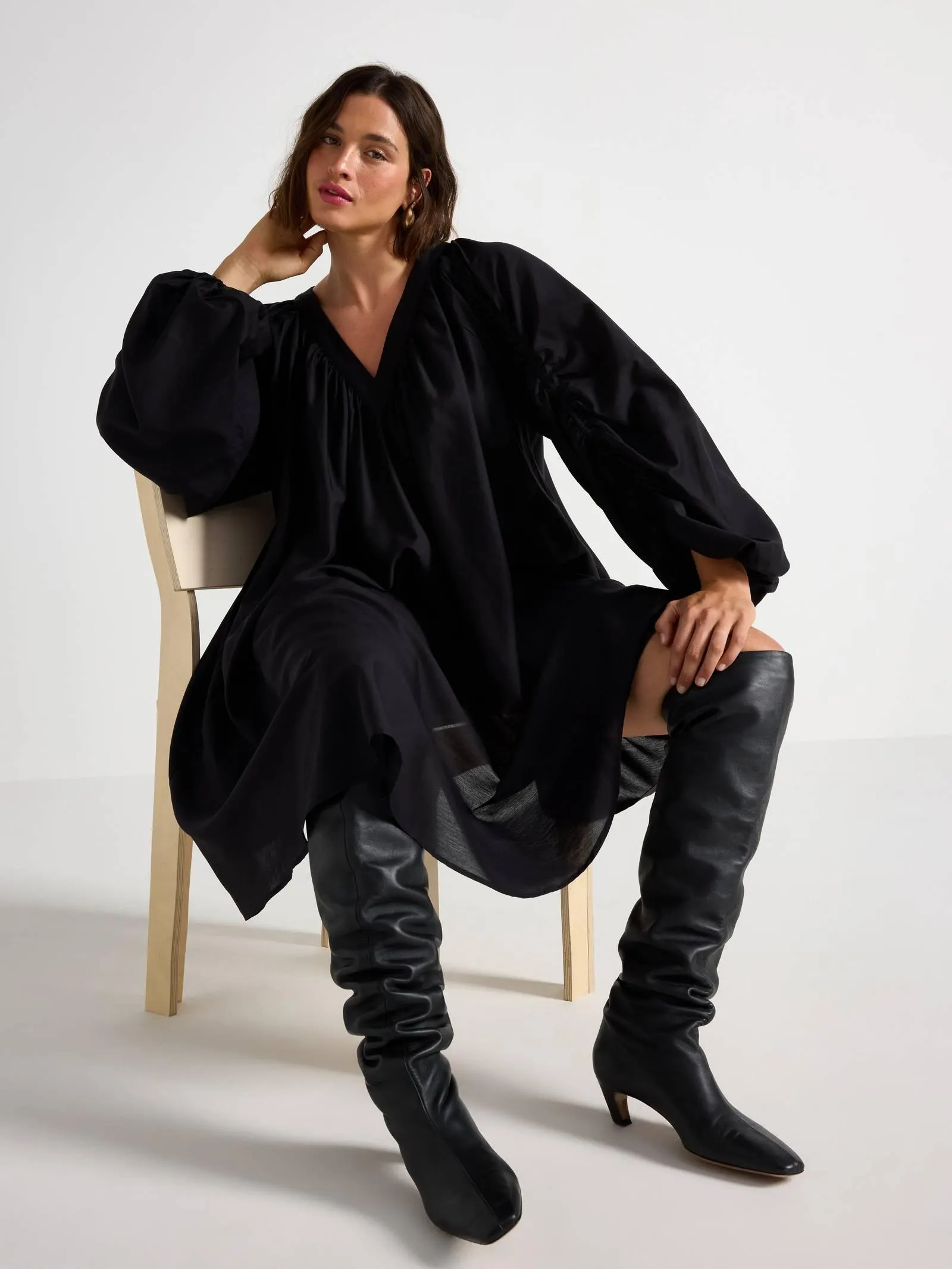 Minikjole med bobleerme