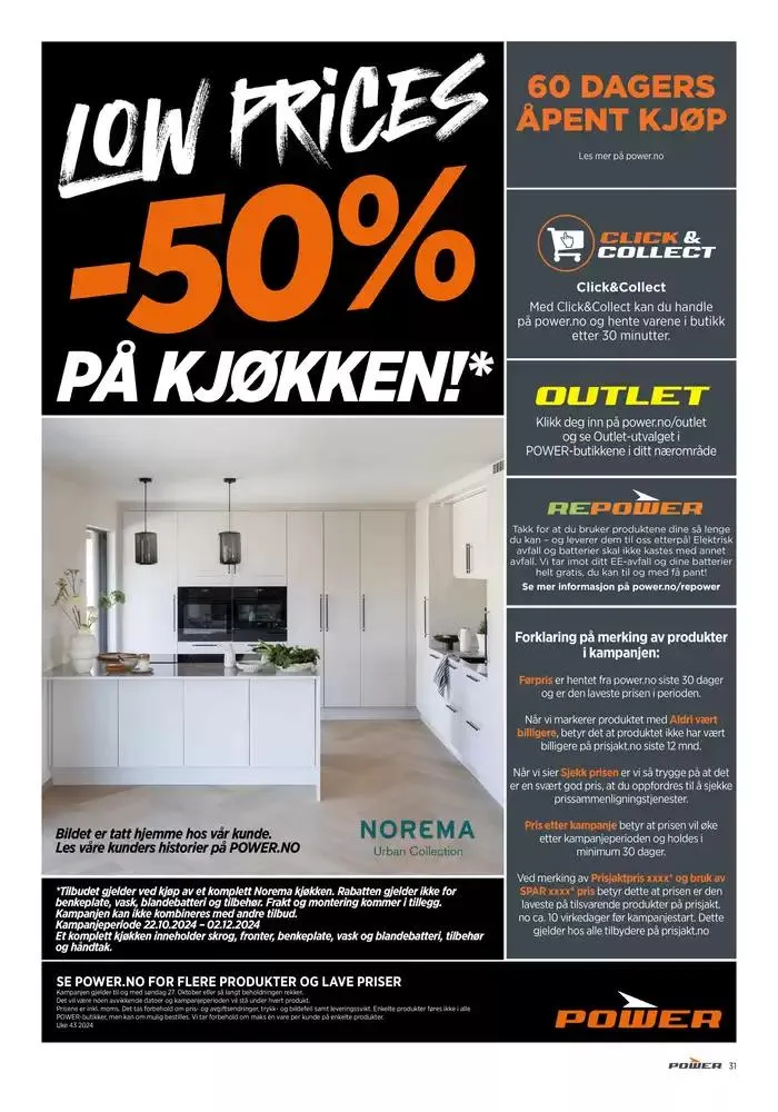 POWER Kundeavis fra 22. oktober til 5. november 2024 - kundeavisside 31