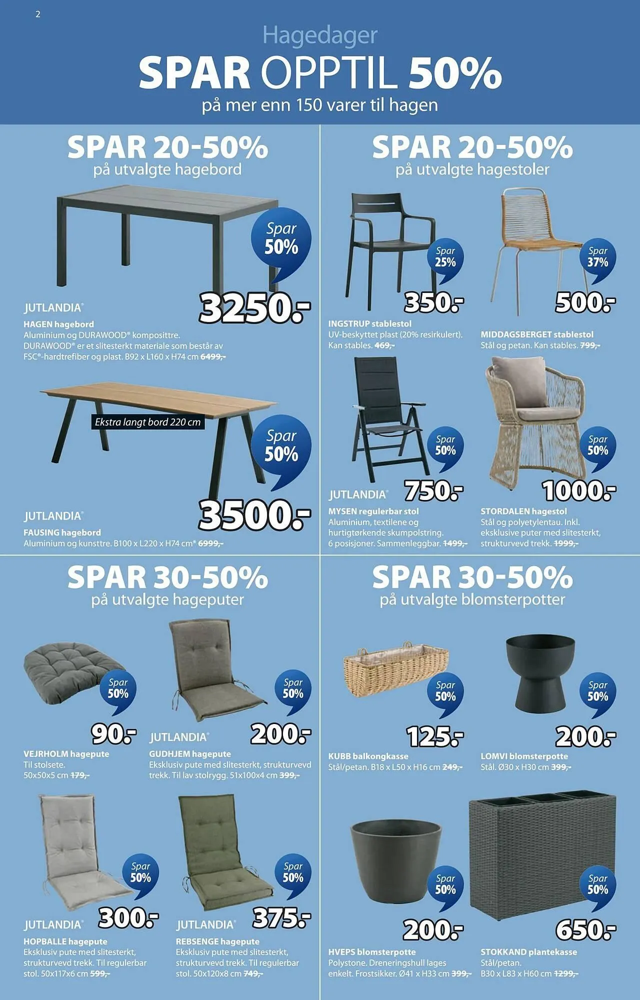 JYSK kundeavis fra 2. mars til 8. mars 2026 - kundeavisside 2