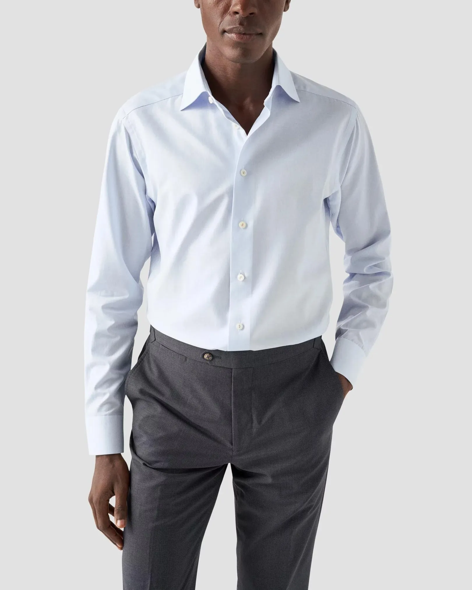 Light Blue Signature Twill Shirt