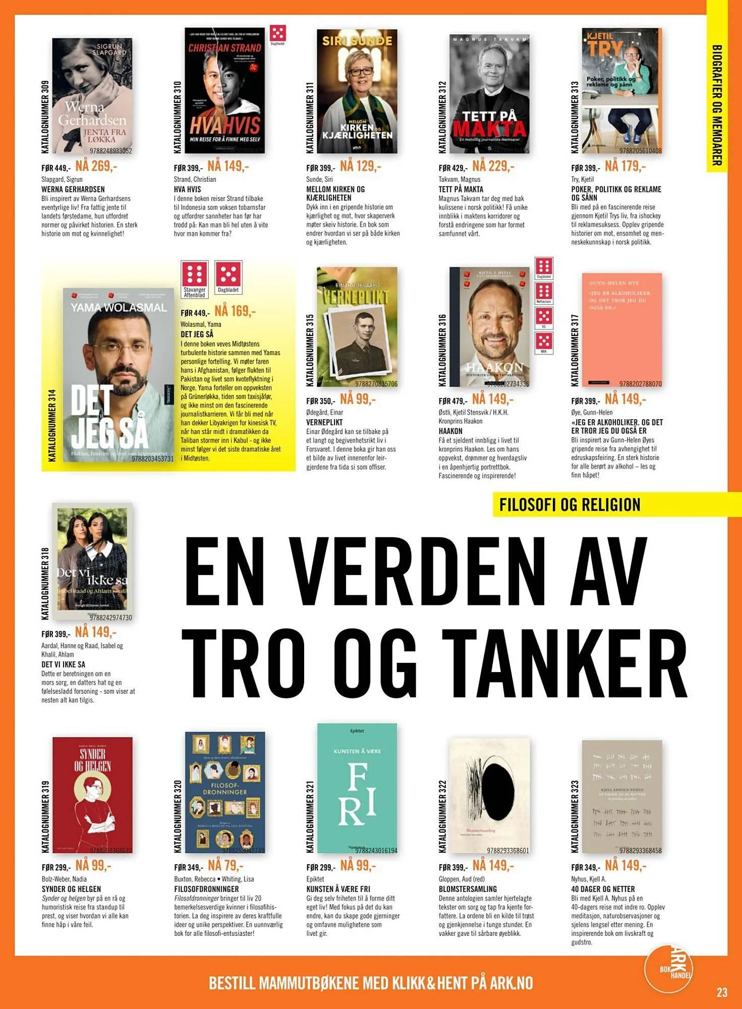 Ark Bokhandel kundeavis fra 16. februar til 9. mars 2026 - kundeavisside 23