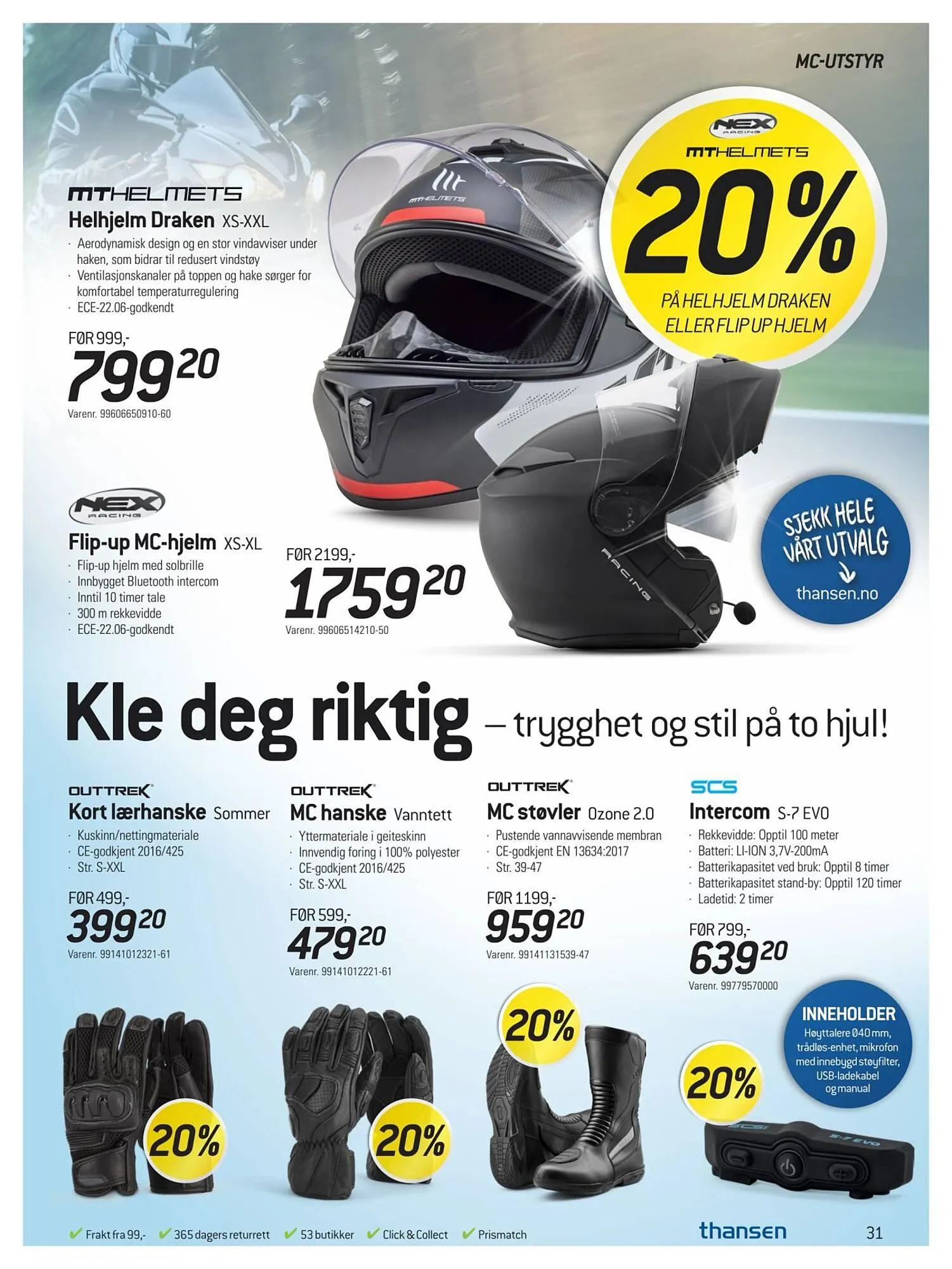 Thansen kundeavis fra 24. april til 29. mai 2026 - kundeavisside 31